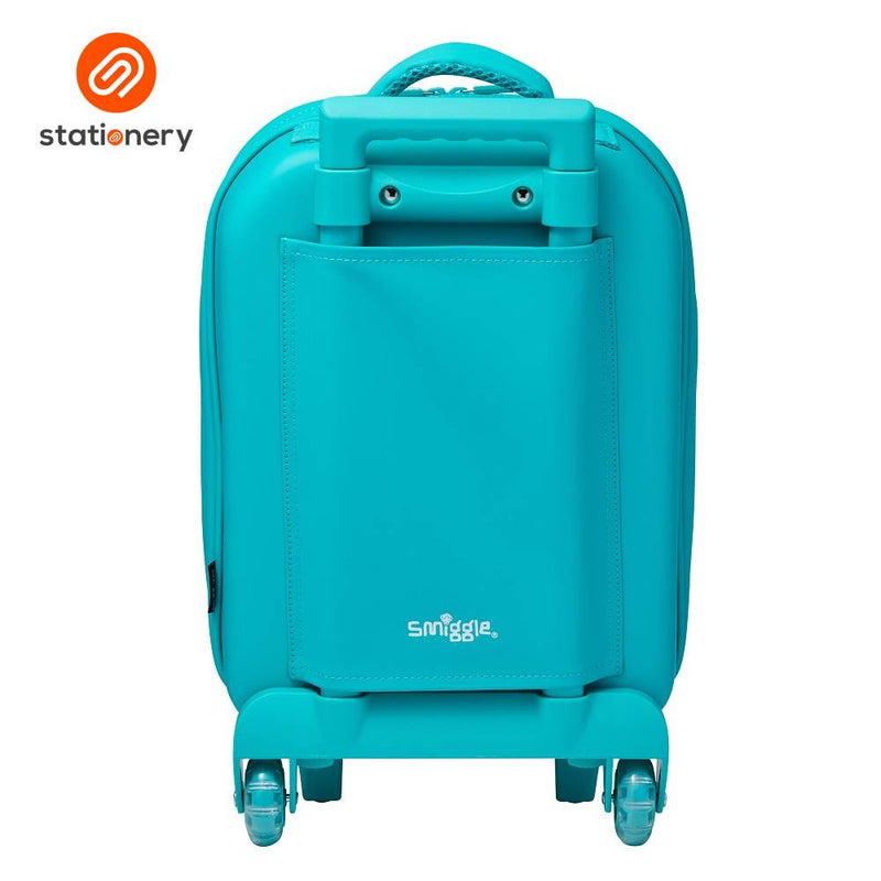 Smiggle Adventurous Junior Hardtop Trolley - Green-zoom-
