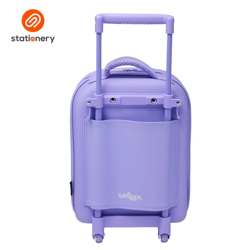 Smiggle Ready Set Go Teeny Tiny Hardtop Trolley Bag - Lilac-zoom-