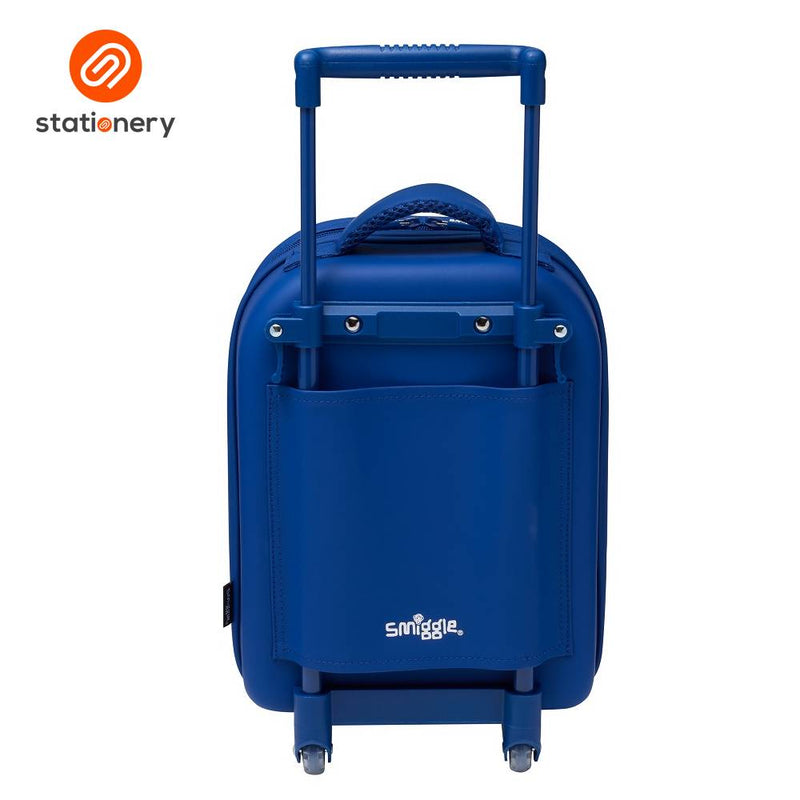 Smiggle Ready Set Go Teeny Tiny Hardtop Trolley Bag - Navy-zoom-