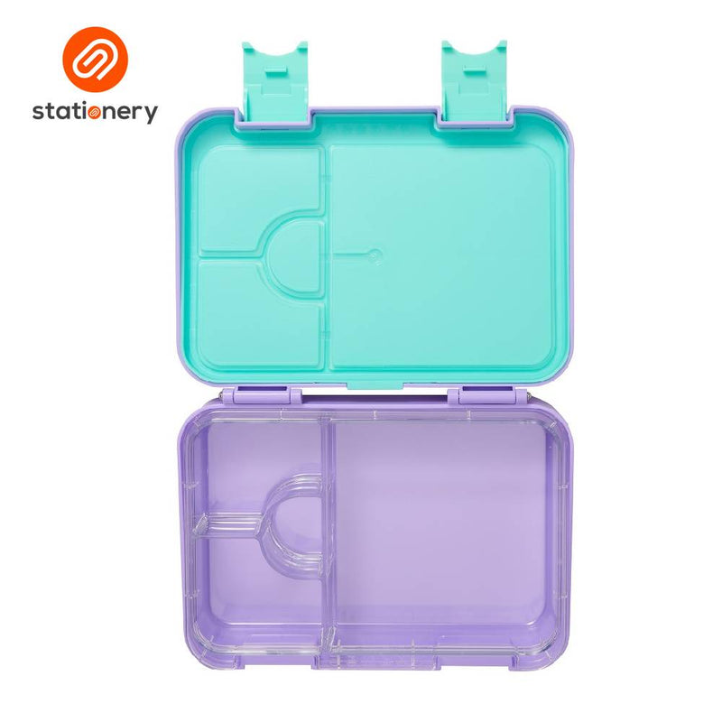 Smiggle Adventurous Medium Bento Lunchbox - Lilac-zoom-