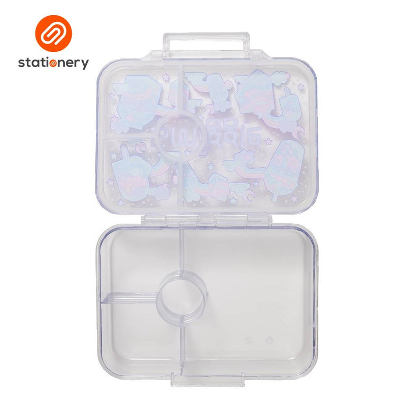 Smiggle Trailblazer Medium Bento Lunchbox - Lilac-zoom-