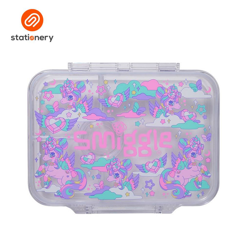 Smiggle Trailblazer Medium Bento Lunchbox - Pink-zoom-