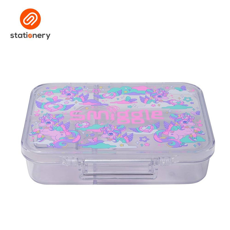 Smiggle Trailblazer Medium Bento Lunchbox - Pink-zoom-