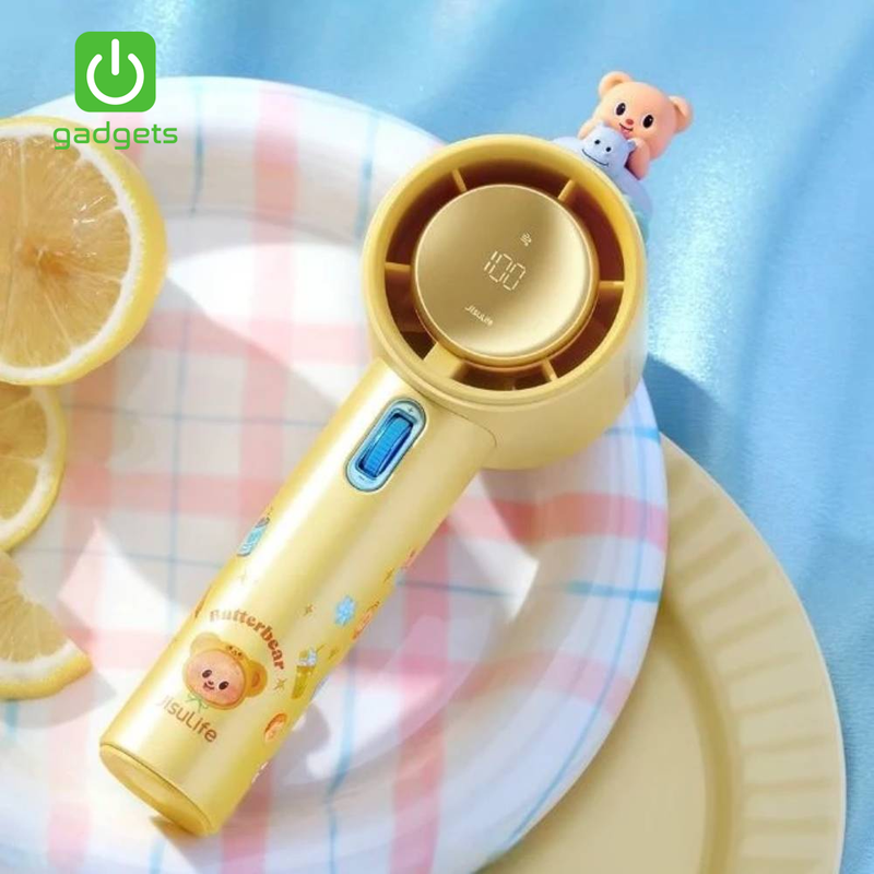 JisuLife Handheld Fan Pro1 Butterbear 5000mAh - Limited Edition-zoom-