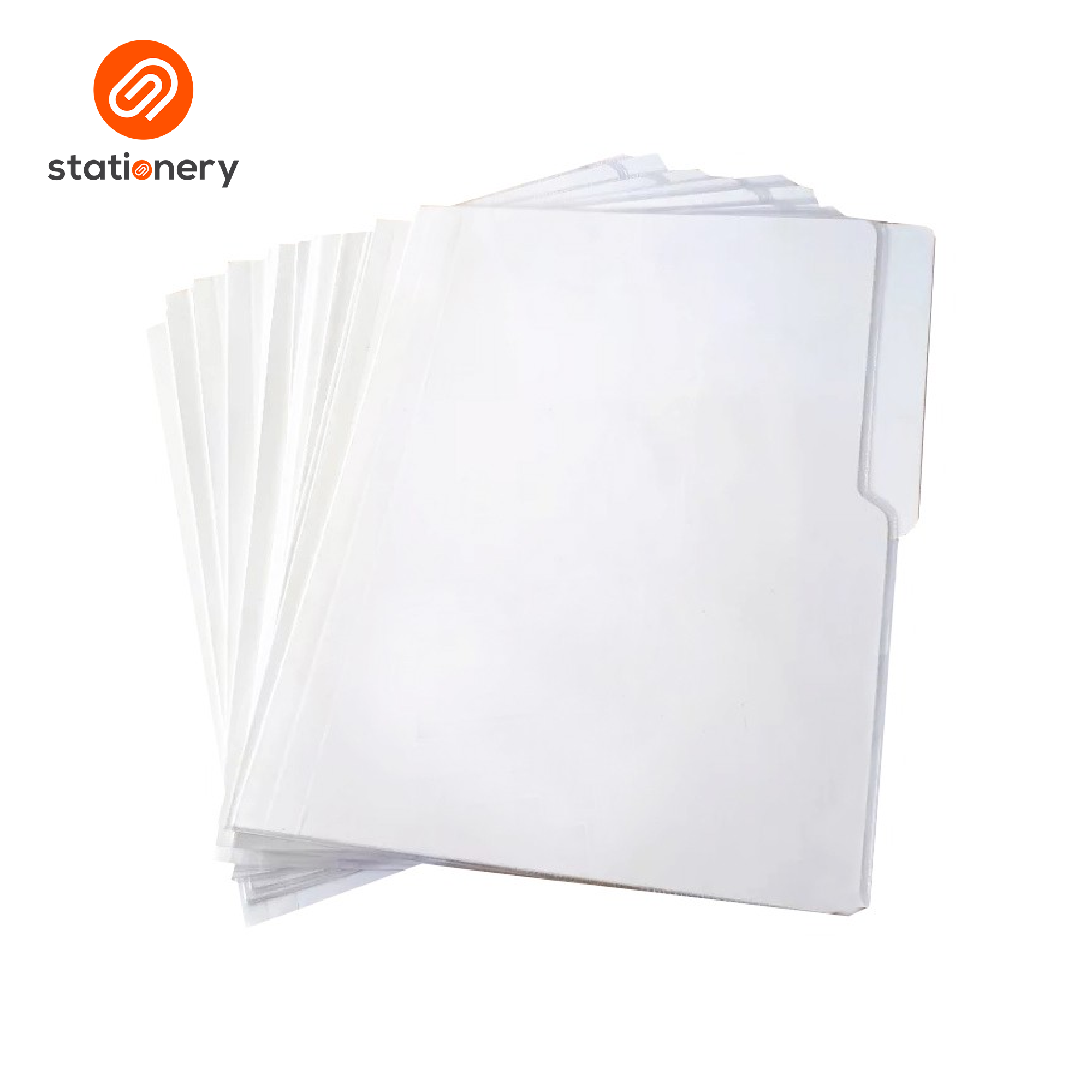 White Folder with Plastic Cover No. F67 - Short-zoom-2