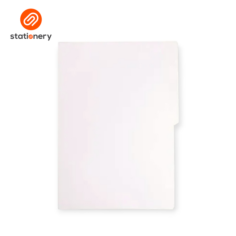 White Folder with Plastic Cover No. F67 - Short-zoom-