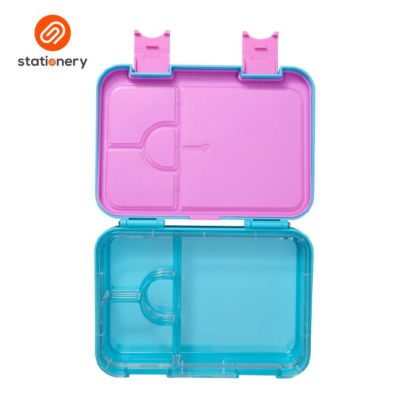Smiggle Bright Eyes Medium Bento Lunchbox - Mint-zoom-