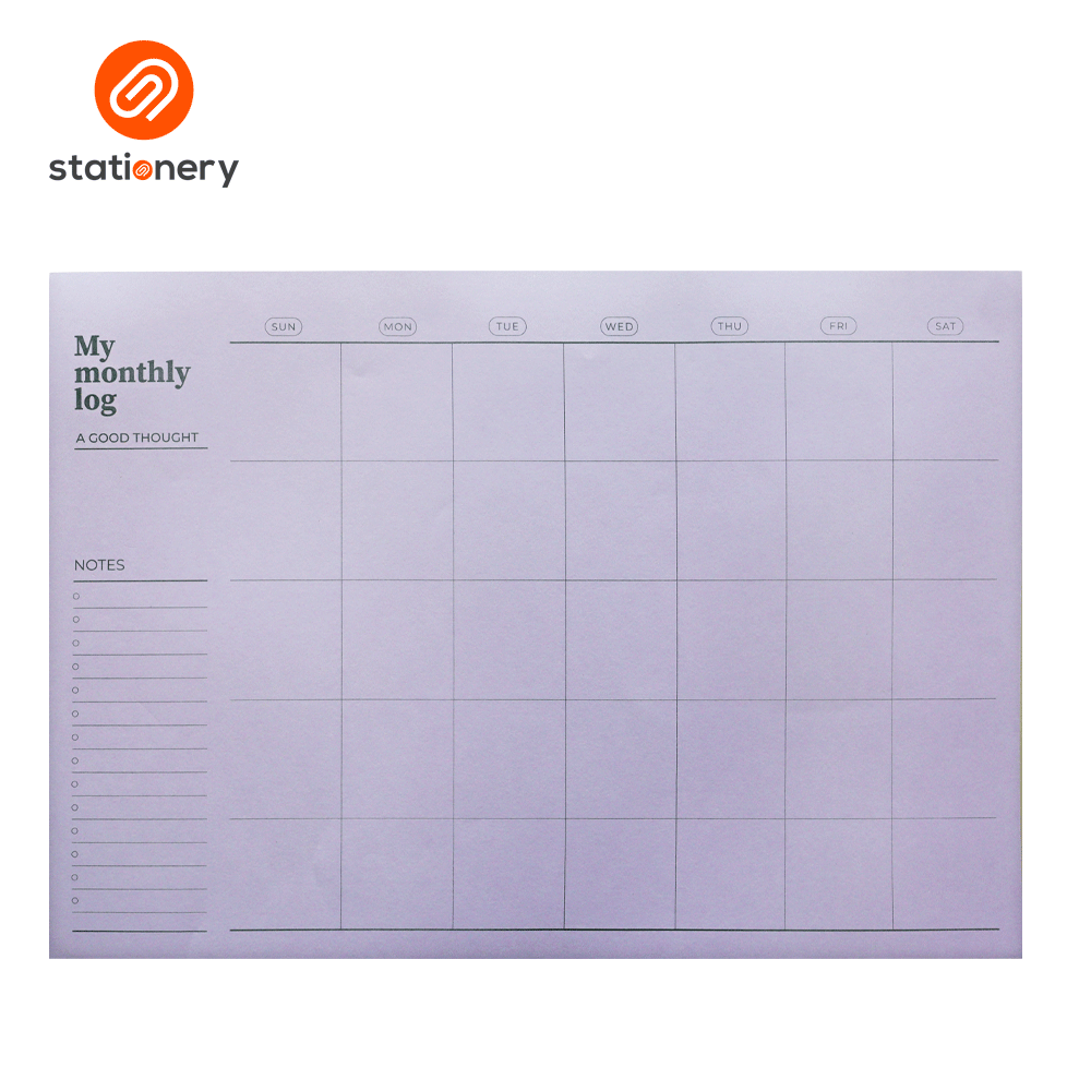2026 Monthly Planner 12 Sheets A3