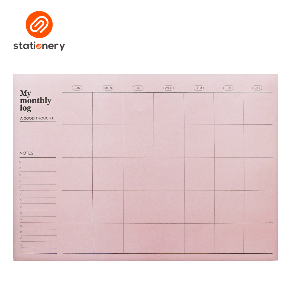 2026 Monthly Planner 12 Sheets A3