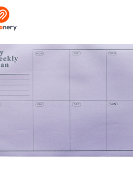2026 Weekly Planner 52 Sheets A4 - Purple