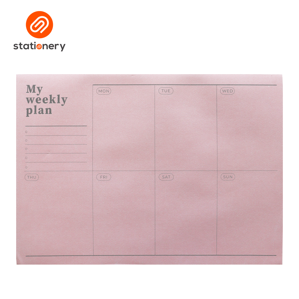 2026 Weekly Planner 52 Sheets A4 - Purple-2