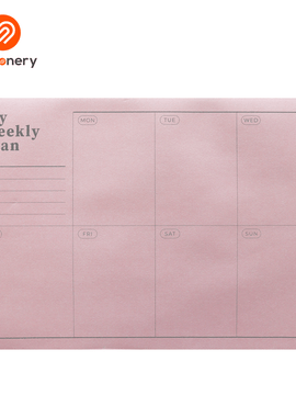 2026 Weekly Planner 52 Sheets A4 - Purple