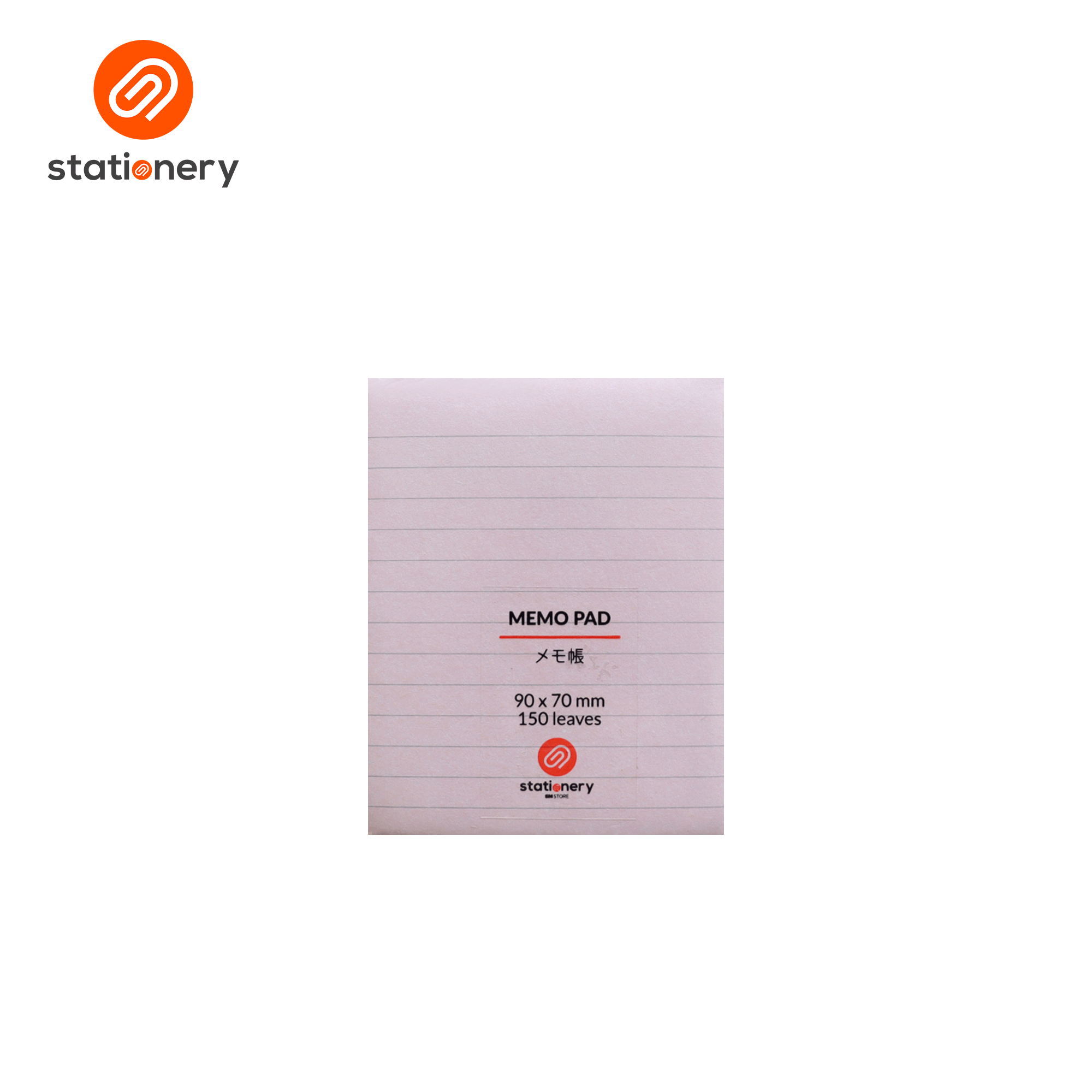 Ruled Memo Pad 150 Sheets 9x7cm-zoom-1