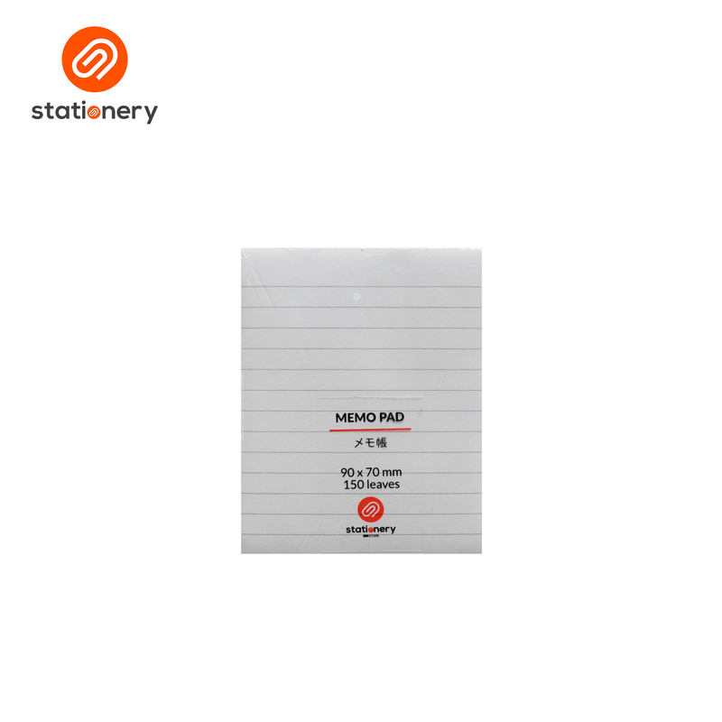 Ruled Memo Pad 150 Sheets 9x7cm-zoom-