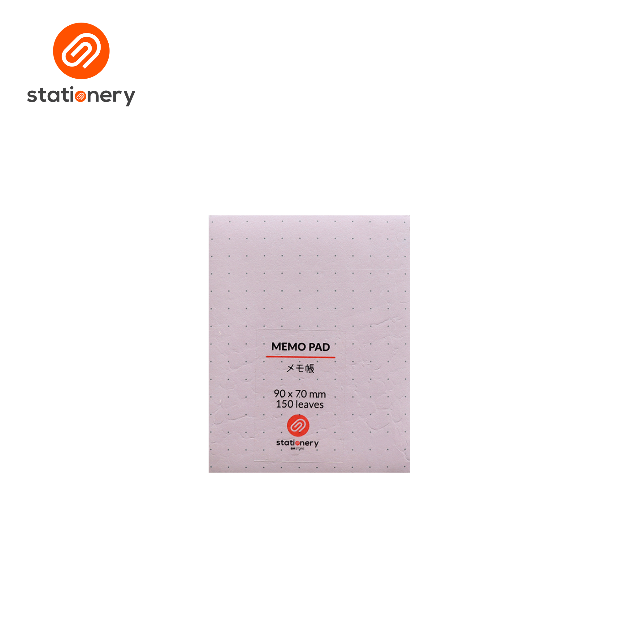 Dotted Memo Pad 150 Sheets 9x7cm