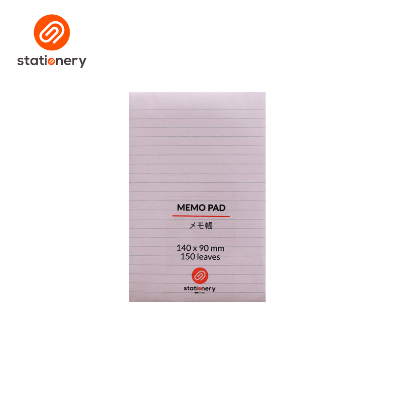 Ruled Memo Pad 150 Sheets 14x9cm-zoom-