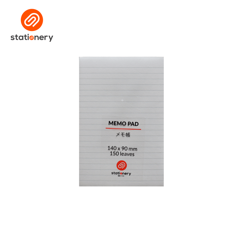 Ruled Memo Pad 150 Sheets 14x9cm-zoom-