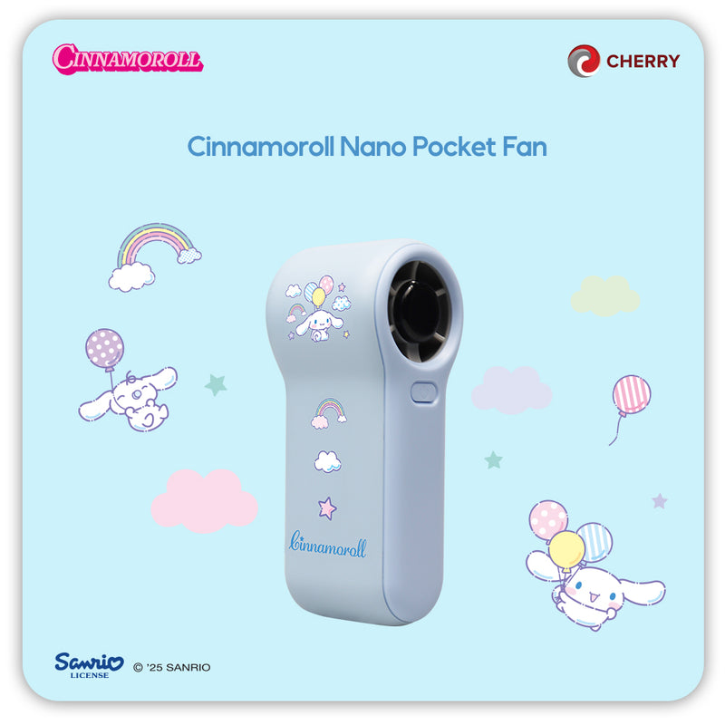Sanrio Characters and CHERRY Nano Pocket Fan-zoom-