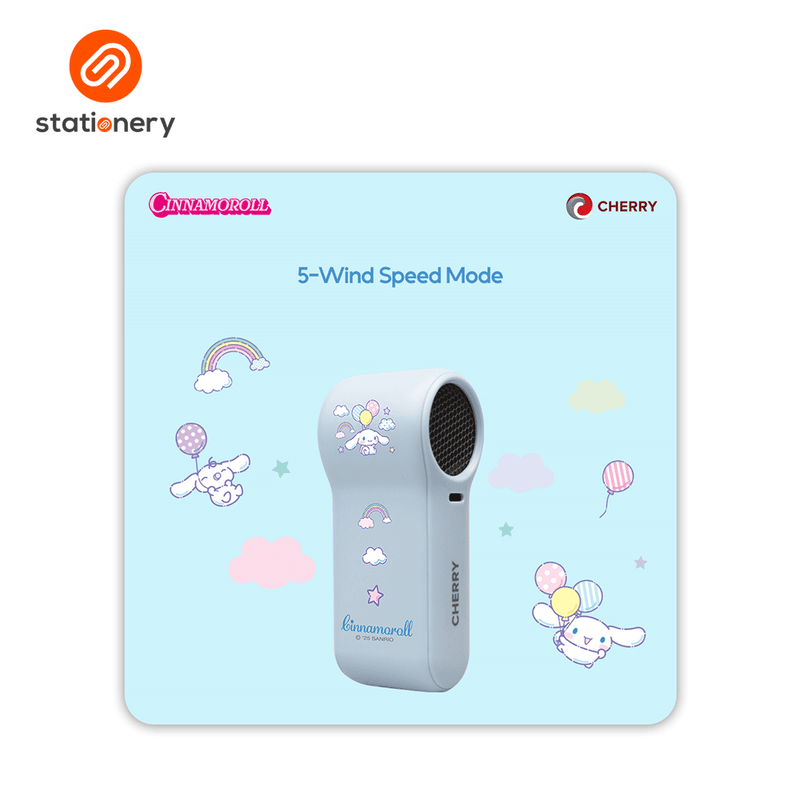 Sanrio Characters and CHERRY Nano Pocket Fan-zoom-