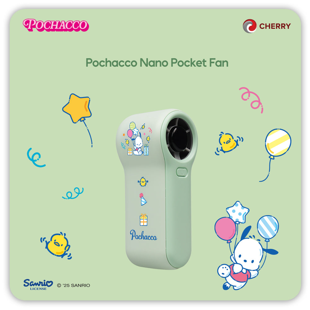 Sanrio Characters and CHERRY Nano Pocket Fan-zoom-1