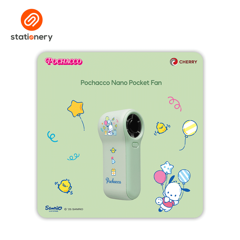 Sanrio Characters and CHERRY Nano Pocket Fan-zoom-