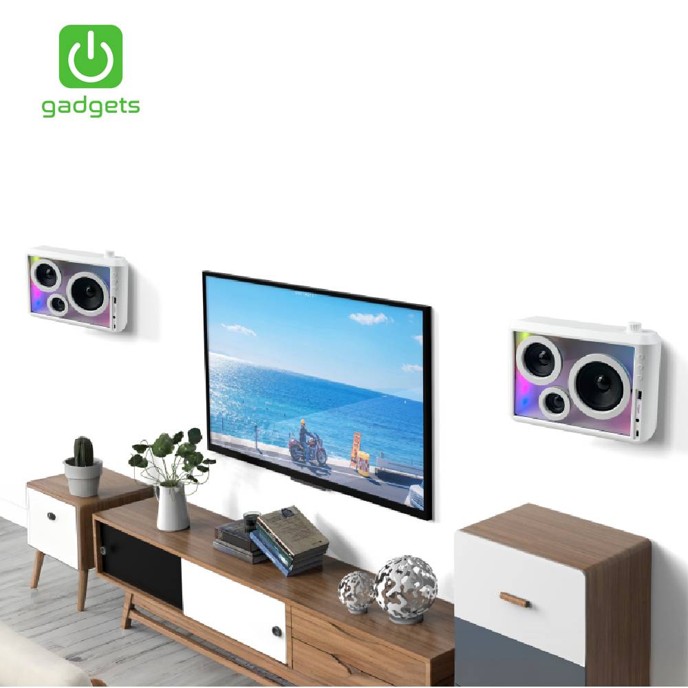 Gadgets Transparent Led Speaker - White