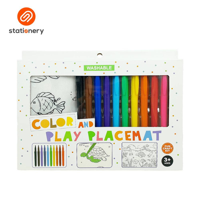 Washable Fun Craft Color Placemat Kit-zoom-