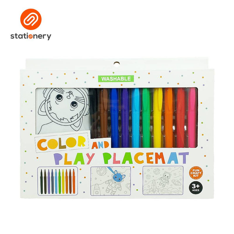 Washable Fun Craft Color Placemat Kit-zoom-