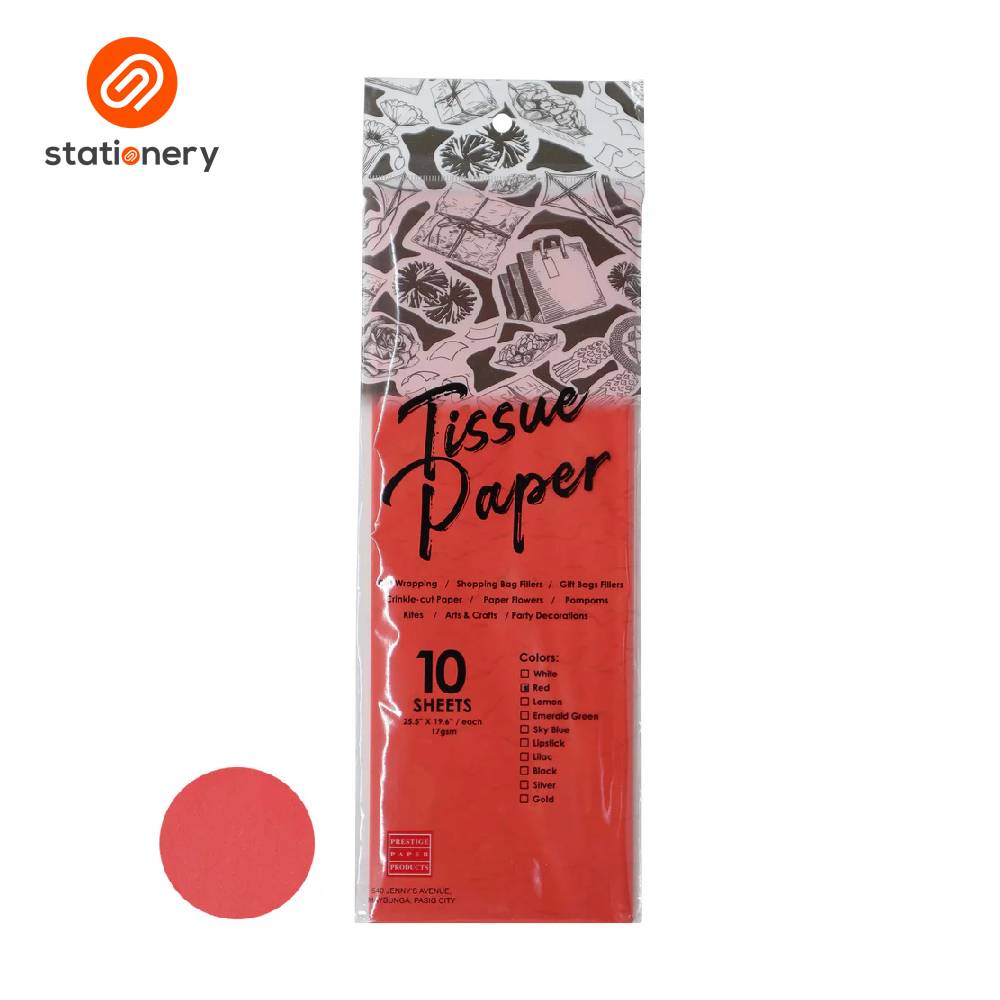 Tissue Paper 17gsm 10 Sheets per Pack (Papel de Hapon)-3