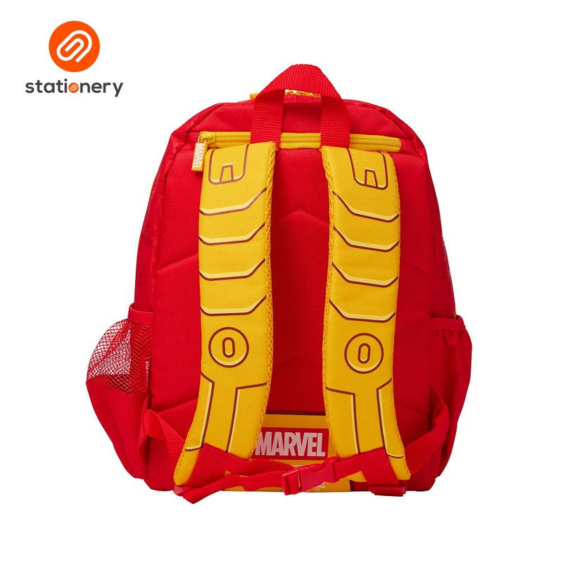 Smiggle Marvel Iron Man Junior Hoodie Backpack - Red-zoom-