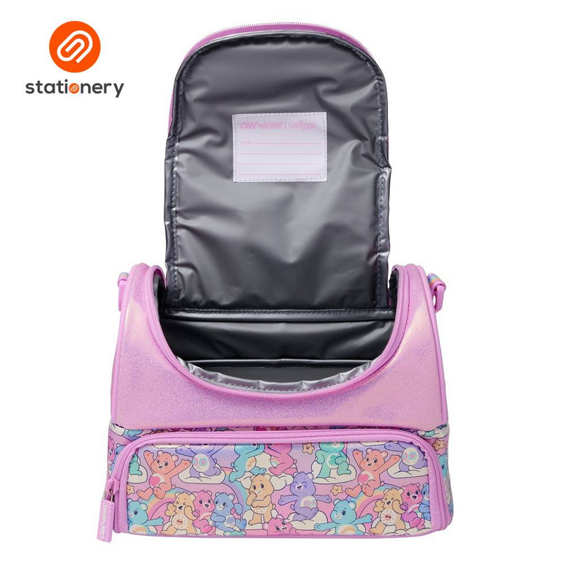 Smiggle Care Bears Large Double Compartment Lunchbox With Strap - Mix-zoom-