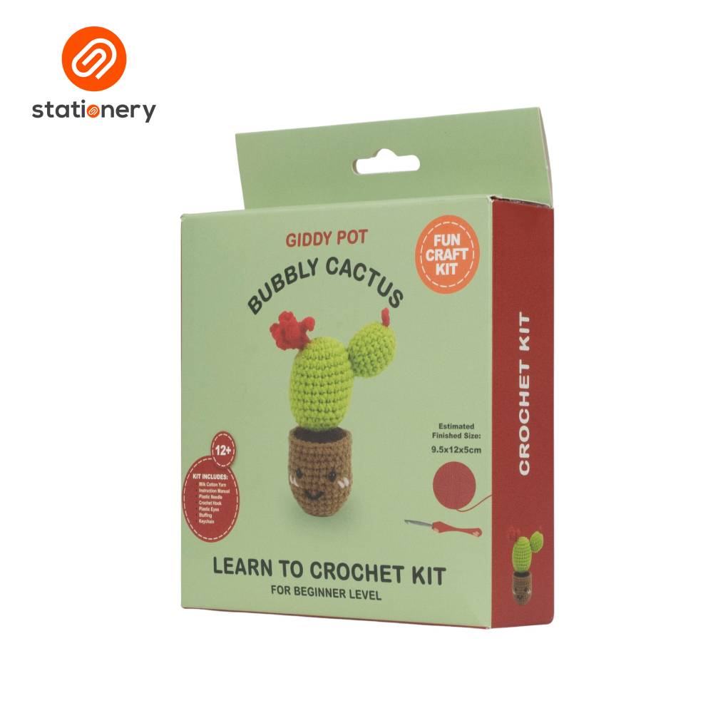 Succulents Crochet Fun Craft Kit - Bubbly Cactus-zoom-3