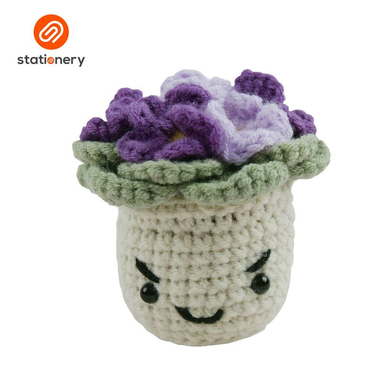 Succulents Crochet Fun Craft Kit - Bubbly Cactus-zoom-