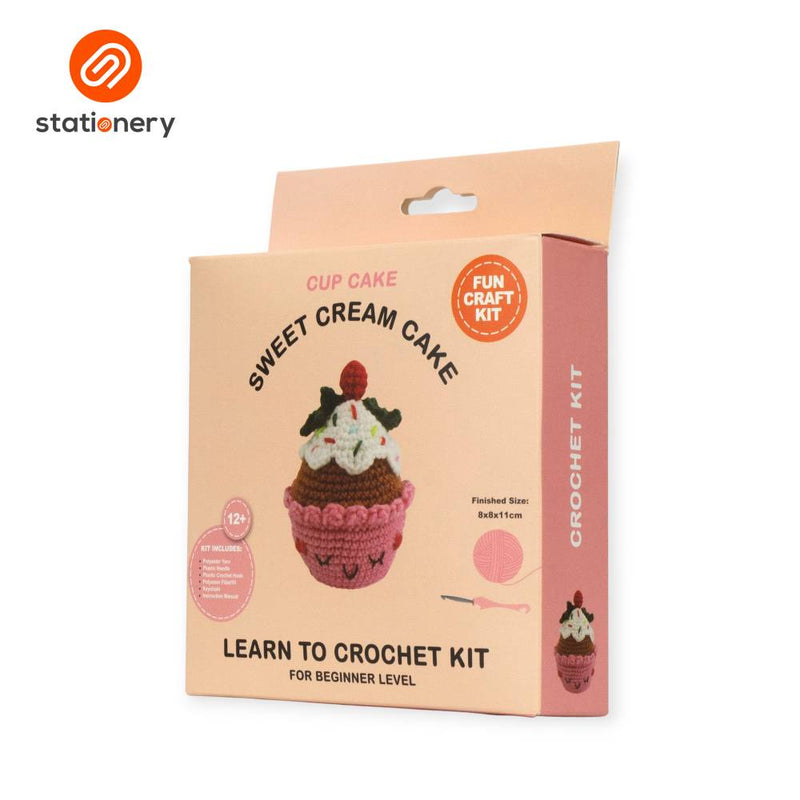 Desserts Crochet Fun Craft Kit  Intermediate Level - Cupcake-zoom-