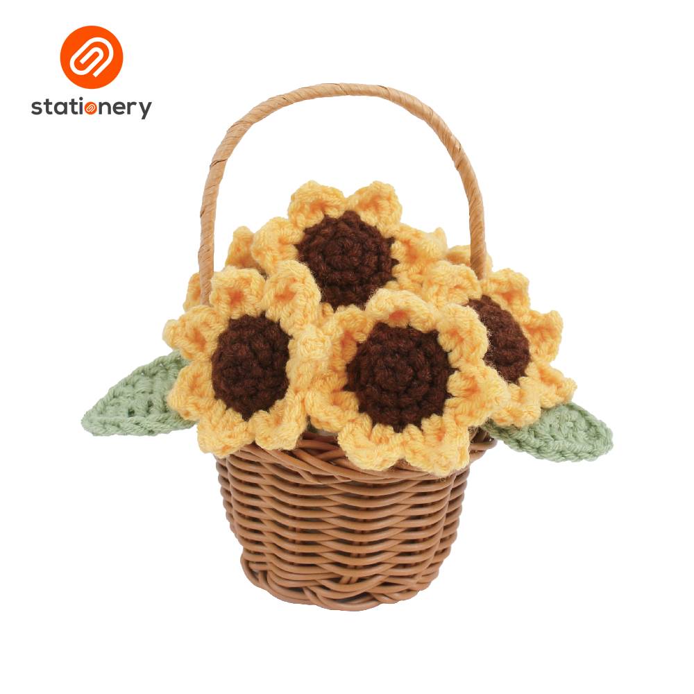 Flower Basket Crochet Fun Craft Kit Intermediate Level-zoom-8
