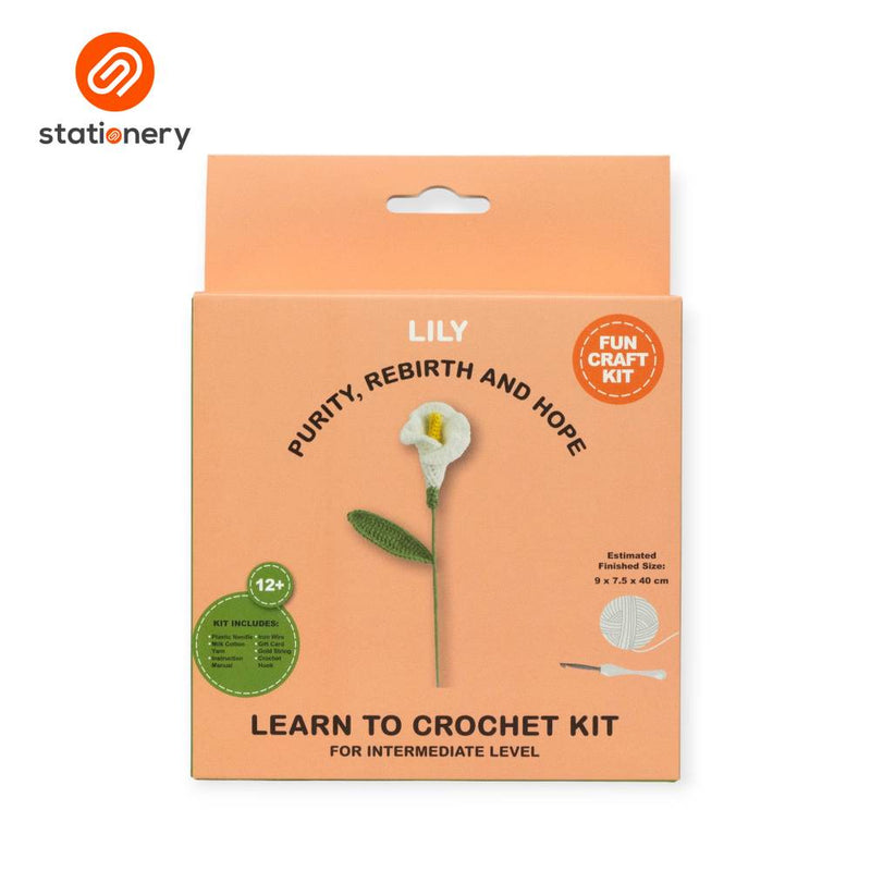 Flower Stems Crochet Fun Craft Kit - Lily-zoom-