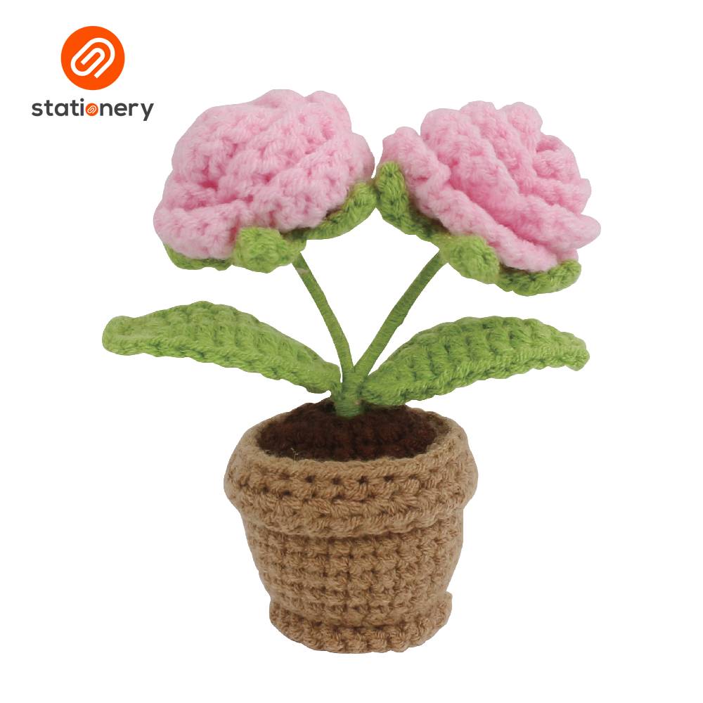 Flower Pots Crochet Fun Craft Kit  Intermediate Level-9