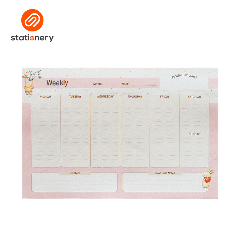 2026 Desk Monthly Planner and Calendar Set - Green-zoom-