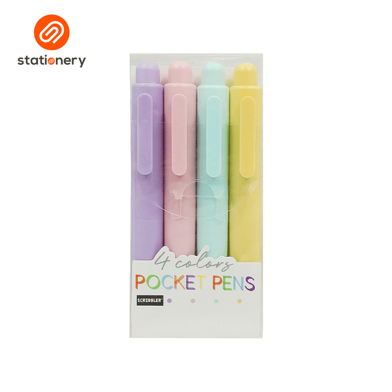 Scribbler RT Pocket Pens 4 Candy Colors-zoom-