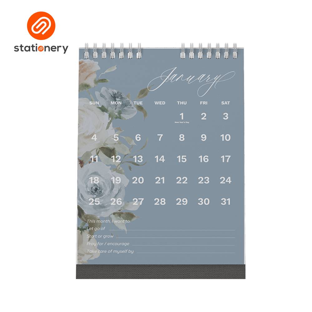 2026 Desk Calendar Florals & Verses 6 x 8"-zoom-4
