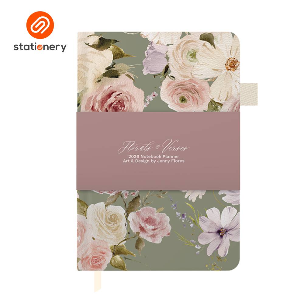 2026 Notebook Planner A5 - Florals & Verses-zoom-5