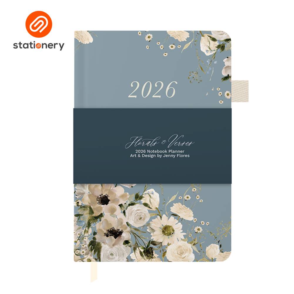 2026 Notebook Planner A5 - Florals & Verses-9