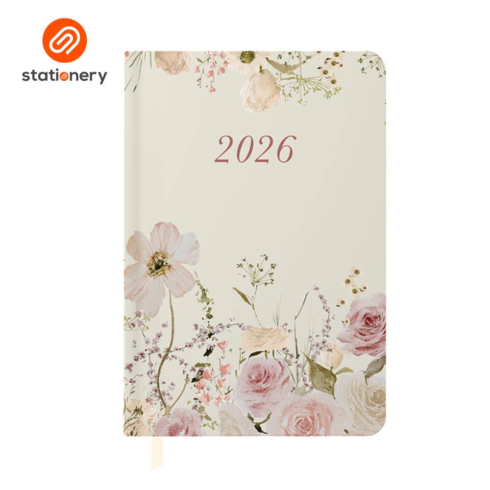 2026 Classic Notebook Planner Florals & Verses A5-zoom-3