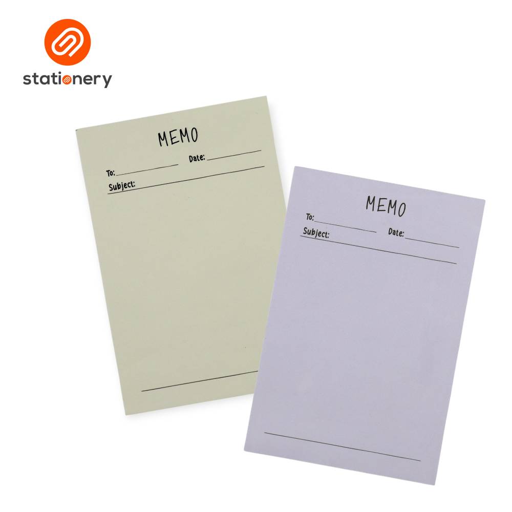 Memo Pad 50 Sheets 2pcs per Pack - 4x6"