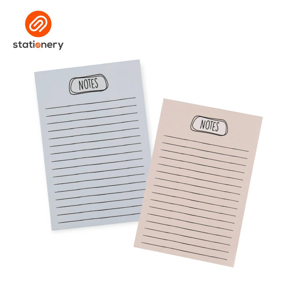 Notes Memo Pad 50 Sheets 2 pcs per Pack - 4x6"