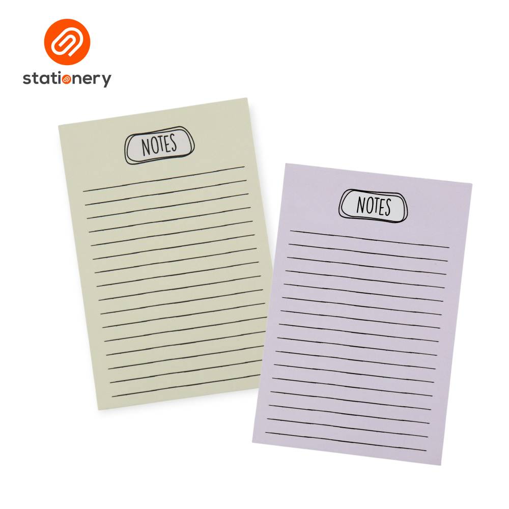 Notes Memo Pad 50 Sheets 2 pcs per Pack - 4x6"