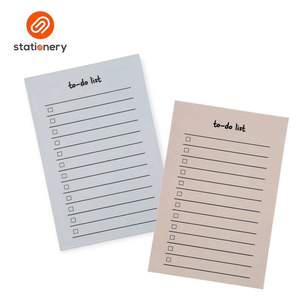 To Do List Memo Pad 50 Sheets 4x6" - Pink/Blue (Pack of 2)-1