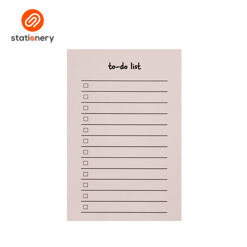 To Do List Memo Pad 50 Sheets 4x6" - Pink/Blue (Pack of 2)-zoom-