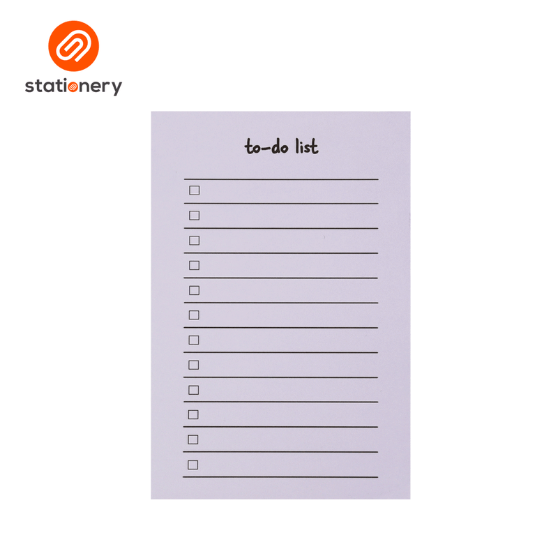 To Do List Memo Pad 50 Sheets 4x6" - Pink/Blue (Pack of 2)-zoom-
