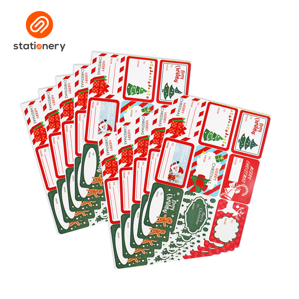 Christmas Sticker 20 Sheets - Assorted-3